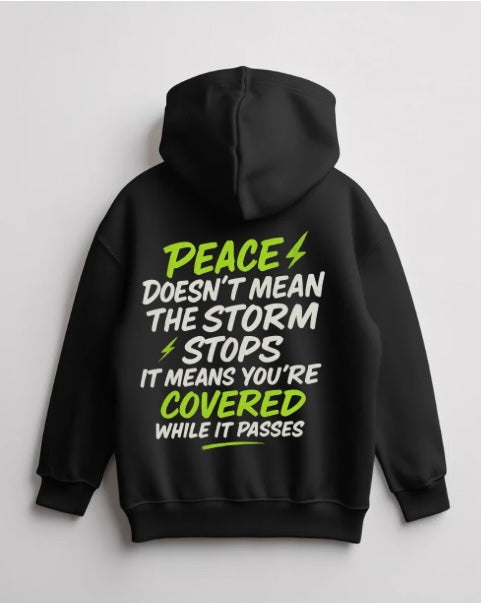 Covered by His Peace Hoodie